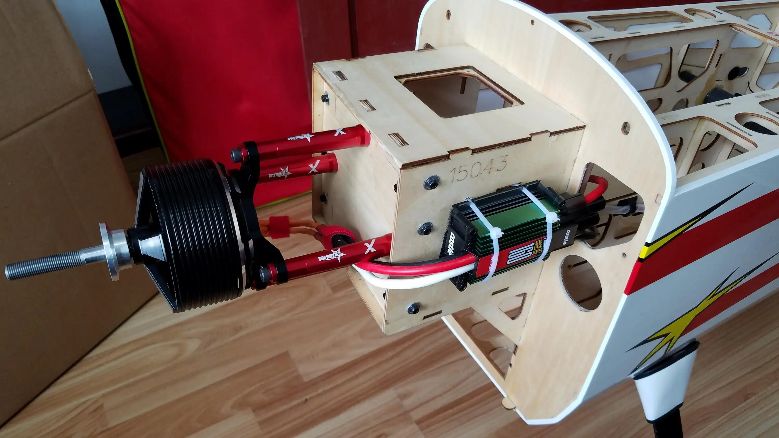 Brushless Motor Thrust Test Stand - KUZA EF 조정 가능한 모터 알루미늄
