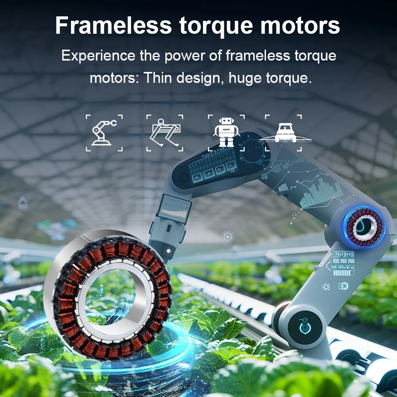 48V 1500rpm 267w 고정밀 로봇용 프레임리스 - Direct Drive Servo Motor Robotics 리뷰 및 가격
